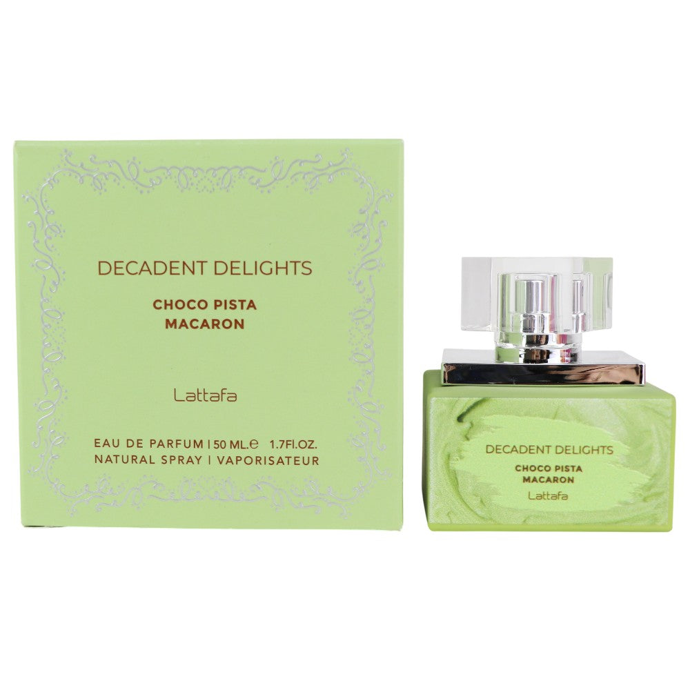 Perfume Decadent Delights Choco Pista Macaron EDP 50 ml Lattafa