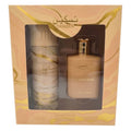 Set Perfume Taskeen Caramel Cascade EDP 100 ml + Perfumed Spray 200 ml Paris Corner
